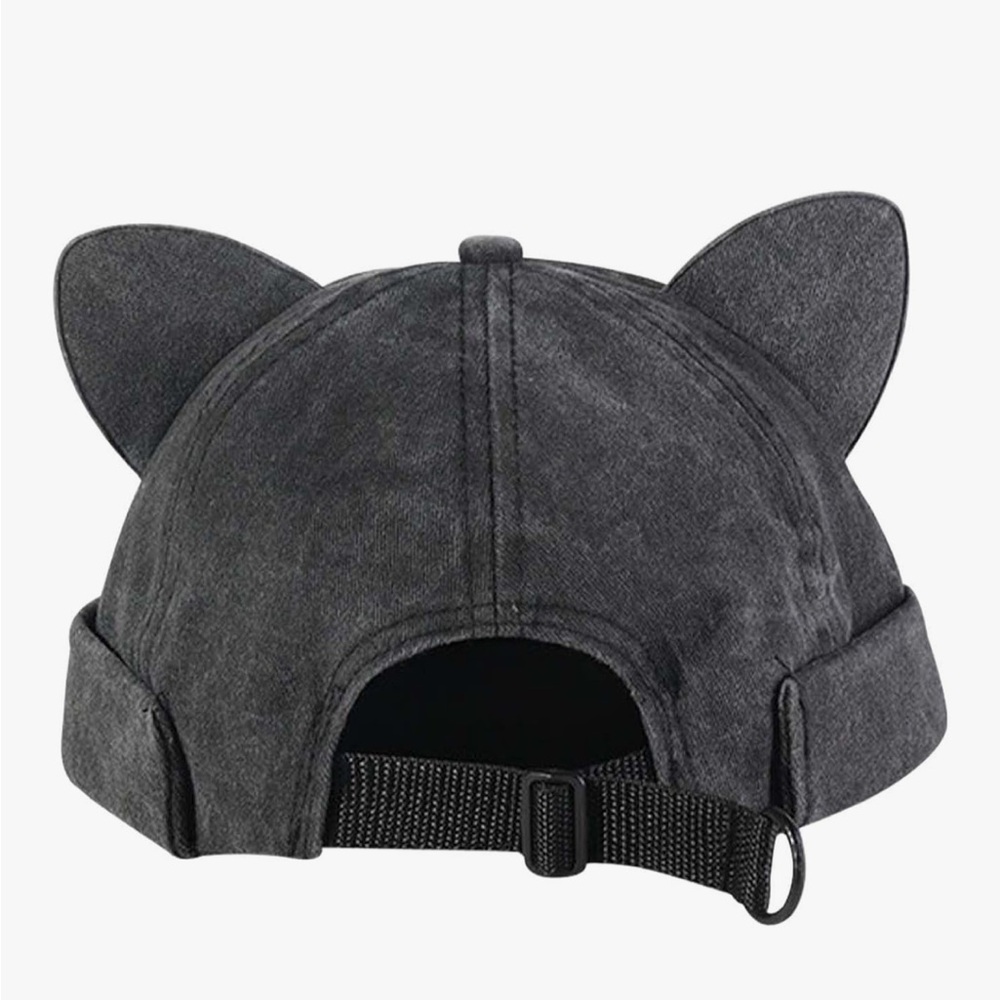 Gray Cat Ear Hat , One Size( Adjustable) - image 5